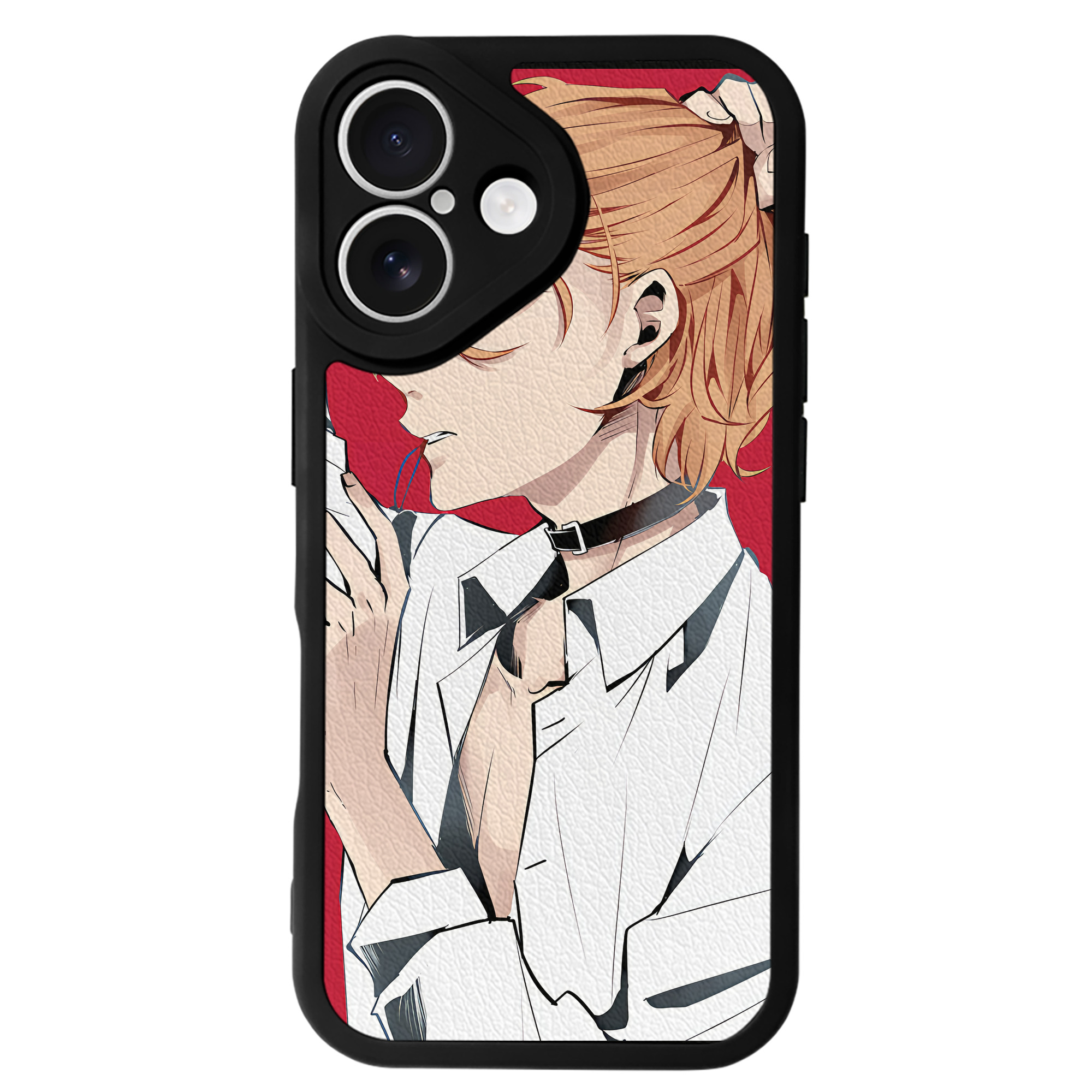 （画像用） 文豪ストレイドッグス Bungo Stray Dogs 【iPhone 16シリーズ対応】シリコンスマホケース（レザー調） 材質：シリコン